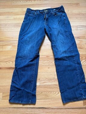 Lucky Brand Men's Dark Blue Straight Jeans